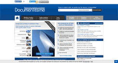 Desktop Screenshot of documentissime.fr